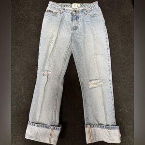 Arizona Jean Company Light Blue Boyfriend Jeans